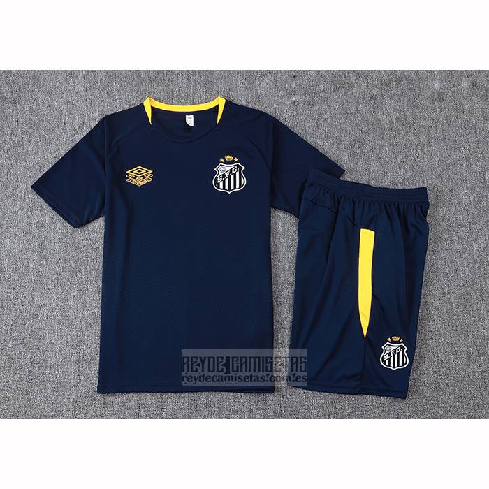 Chandal del Santos Manga Corta 2025-2026 Azul - Pantalon Corto